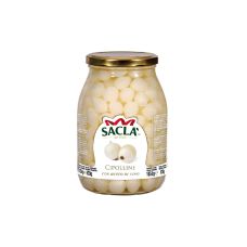 Sīpoli mazie, vīna etiķī, 4*1.05kg (s.s. 620g), Sacla