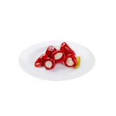 Peppers red Lombardi, filled with cream cheese, marin., 4*2.3kg (d.w. 1.4kg)