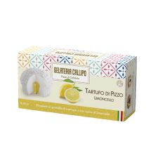 Deserts saldējums citronu-salda krējuma Tartufo Limoncello ar bezē gabaliņiem, sald., 6*220g (2*110g), Callipo Gelateria