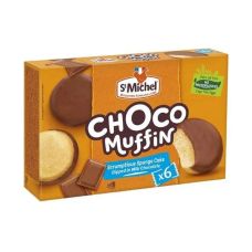 Cepumi biskvīta Choco Muffin šokolādē, IWP, 9*180g, St Michel