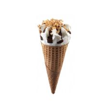 Ice cream Cone with crushed hazelnuts, meringa and chocolate, 24*75g, Bindi