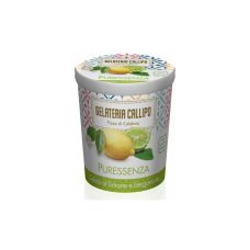 Ice cream Puressenza Lemon &Bergamot, 6*300g, Callipo Gelateria