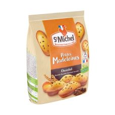 Кекс Madeleines с кусочками шоколада, мини, 10*175г, St Michel