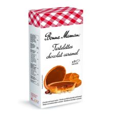 Sausainiai Tartaletės su šokolado-karamelės įdaru, 12*135g, Bonne Maman