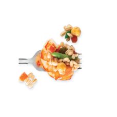 Ēdiens Mieži ar garnelēm un dārzeņiem, sald., 4*300g, Fiordiprimi