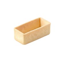 Tartlet rectangle, butter, neutral, 5.5cm, 1*(8*18), 144pcs, Masdeu