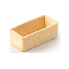 Tartlet rectangle, butter, sweet, 5.5cm, 1*(8*18), 144pcs, Masdeu