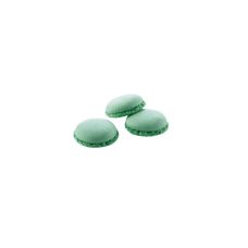 Makroonipooled, koorega, roheline, 3,5 cm, 384 tk*2,4 g, Masdeu