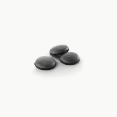 Shell Macaron halves, black, 3.5cm, 384pcs*2.4g, Masdeu