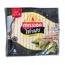 Tortilla grilled, 24cm, 12*370g (6pcs), Mission