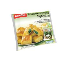 Pies with spinach, RTB, mini, frozen, 12*450g (15pcs), Kanaki