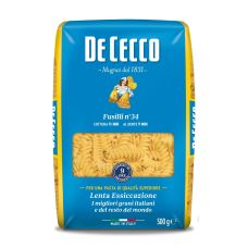 Pasta Fusilli-34, 24*500g, DeCecco