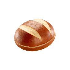 Bun Hamburger Pretzel, cutted, RTE, 2*(21*80g), frozen, Ditsch