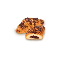 Croissant butter with choco-hazelnut filling, mini, RTB, frozen, 120*40g, Vandemoortele