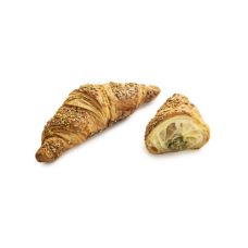 Kruasāns ar pistāciju pildījumu un dekorēts ar ķirbju sēklam, RTB, sald., 48*90g, Vandemoortele