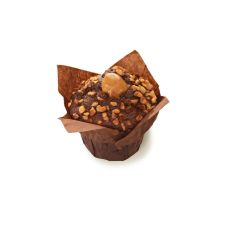 Muffin chocolate Brownie with caramel filling, RTE, frozen, 36*112g, Vandemoortele