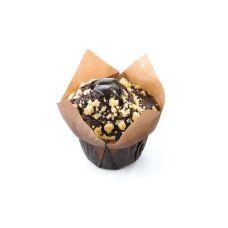 Muffin chocolate with chocolate pieces, RTE, frozen, 36*112g, Vandemoortele