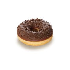 Donut with Belgian chocolate glaze, RTE, frozen, 36*55g, Vandemoortele