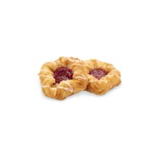 Bun Danish raspberry crown, RTB, mini, frozen, 120*42g (white icing 2*150g), Mette Munk