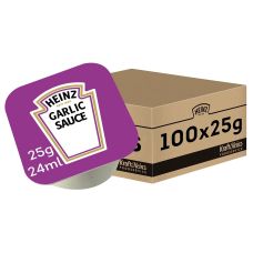 Sauce garlic, portions, 100*25g, Heinz