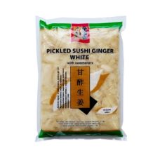 Ginger white, for sushi, pickled, 10*1.5kg (s.s. 1kg), Fudo