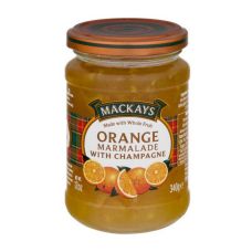 Marmalade orange with champagne, 6*340g, Mackays