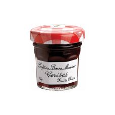 Jam red cherry, portion, in glass, 4*(15psc*30g), Bonne Maman