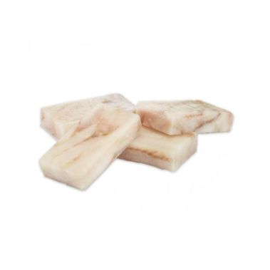 Hake fillet, portioned, skin-off, bones-out, (10 porc.*~100g), frozen, 4*1kg (n.w.900g)