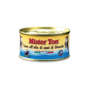 Tuna yellowfin, chunks in oil, 48*160g (d.w. 104g), Mister Ton