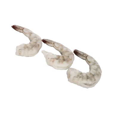 Garneles astes, čaulā, iegrieztas, 13/15, Vannamei, sald., IQF, 10*1kg (t.s. 750g), (P.Vannamei), RSeafood