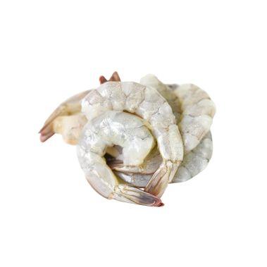 Garneles astes, čaulā, iegrieztas, 8/12, Vannamei, sald., IQF, 10*1kg (t.s. 750g), (P.Vannamei)