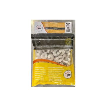Garneles, tīr., 41/50, Vannamei, sald., IQF, 10*1kg (t.s. 750g), (P.Vannamei)
