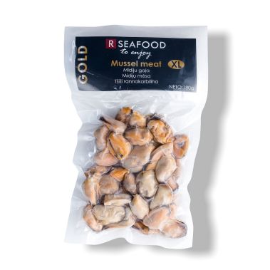 Mussel meat, ASC, 100/200, frozen, vac., 20*(n.w. 180g), RSeafood Gold, PPAC