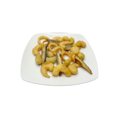 Jūras produktu kokteilis Frito Misto, panējumā, sald., 4*1kg