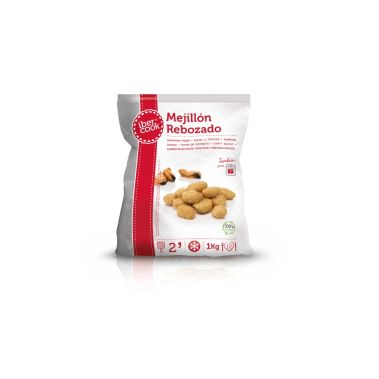 Mussels meat, breaded, 120/140, frozen, IQF, 6*1kg