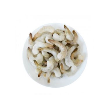 Shrimp, peeled, tail on, 16/20, Vannamei, frozen, IQF, 10*1kg (n.w. 750g), (P.Vannamei)