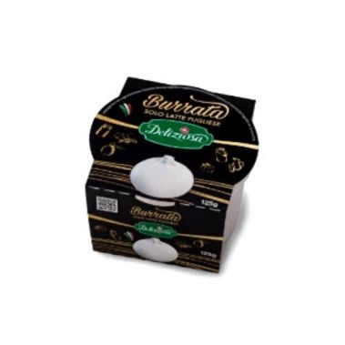 Juust Burrata, rasva 50%, 8*125g, Deliziosa