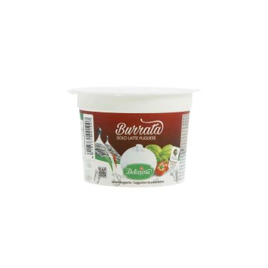 Cheese Burrata, fat 60%, 8*100g, carton, Deliziosa