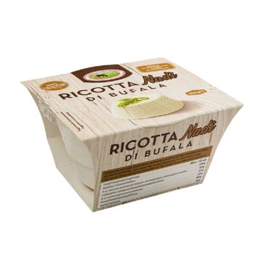 Сыр Ricotta из буйволиного молока, жирн. 40%, 8*100г, La contadina