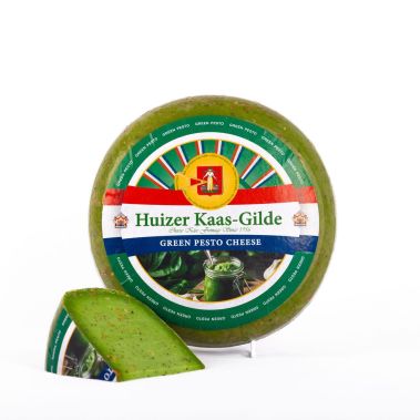 Juust Dutch Green Pesto, lehmapiimast, rasva 50%, 18*250g, Visser Kaas