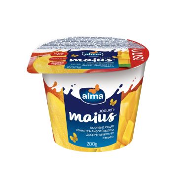 Yoghurt with of 12.4% mango, fat 4.2%, 12*200g