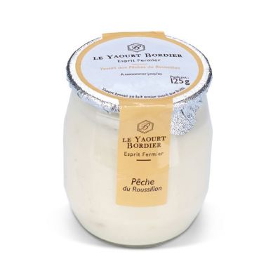 Jogurt Roussillon peach, 6*125g, Bordier