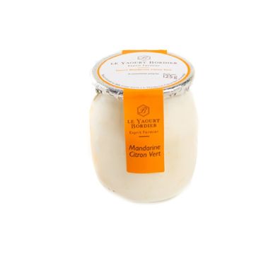 Yogurt Mandarine/Citron, 6*125g, Bordier