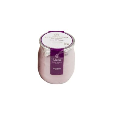 Jogurt Blueberries, 6*125g, Bordier