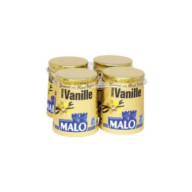 Yogurt with vanilla flavor, fat 3.1%, 6*(4*125g), Malo