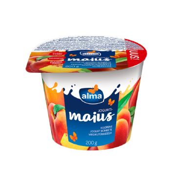 Jogurts Alma ar 13.7% persiku, t.s. 4.2%, 12*200g