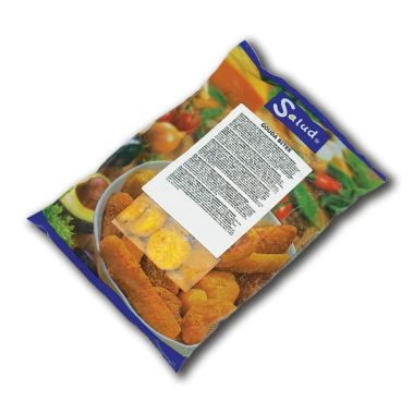 Užkandis sūrio Gouda (bites) paniruotėje, RTB, šald., 6*1kg (~45-51vnt*19-22g),