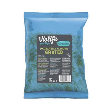 Veganiskais produkts Mozzarella, rivets, VEGAN, 10*1kg, Violife