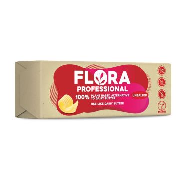 Plant based fat alternative to butter, 4*2.5kg, Flora Professional