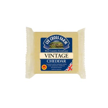 Cheese Cheddar Vintage, fat 45%, ripened 14months, 12*200g, L.C.F.